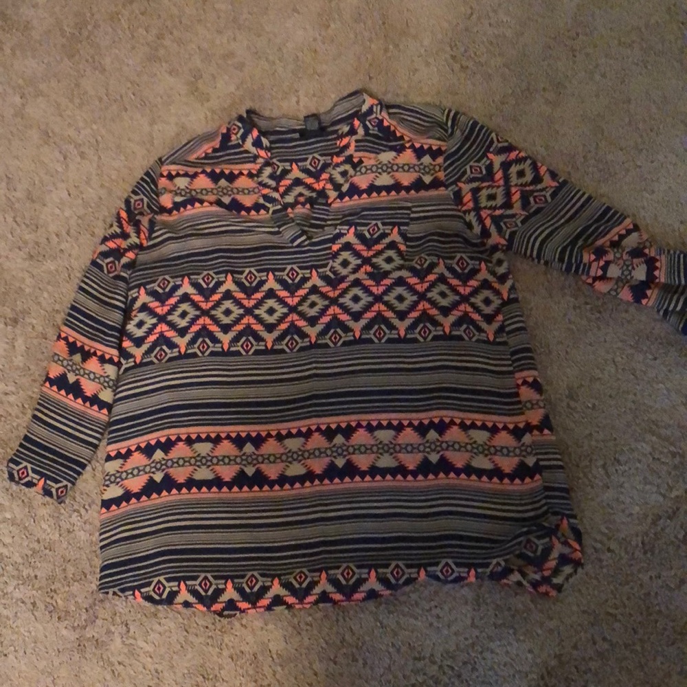 Aztec long sleeves shirt